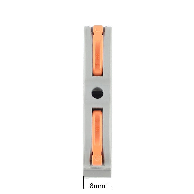 1Pcs SPL-1 PCT-211 Rail Type Quick Connector Press Type Connector Instead of UK2.5B 32A Terminal Block 0.08-4mm