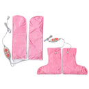 Electric Heated Gloves Mitts Infrared Therapy Treatment Warmer Nail SPA Manicure Care For Hand Foot