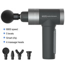6000MAh USB LED Electric Percussion Massager 6800r/min / 7200r/min Handheld Therapy Device For Relaxing Shock Vibration Deep Muscles Electric Massager