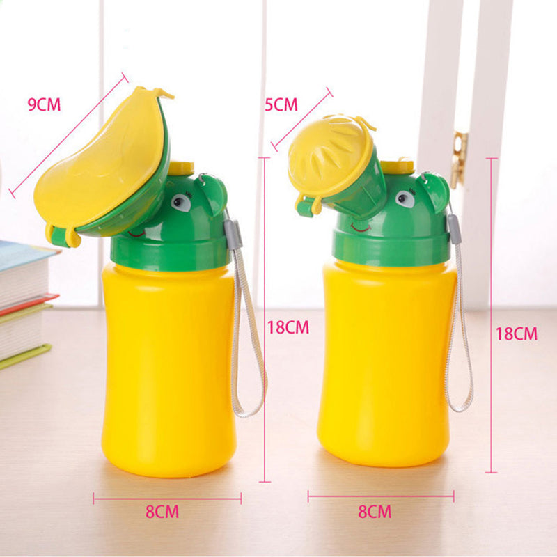 500ML Portable Baby Child Urinal Mini Car Travel Toilet Boy Girl Kid Potty Training Urination