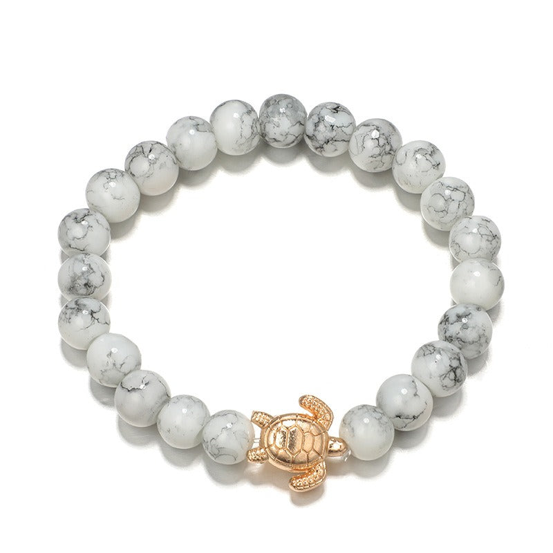 5 Pcs Bohemian Beaded Simple Bracelet Set Turtle Pineapple Map Heart Bracelet For Women