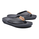 Flip-Flops Summer Use Double layer Tire Rubber  To Thicken Soles Men Beach Simple Style Shoe Sandals