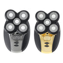 5 In 1 LED Electric Hair Beard Shaver Cordless Rechargeable Waterproof Bald Head Trimmer Razor with 5 Heads