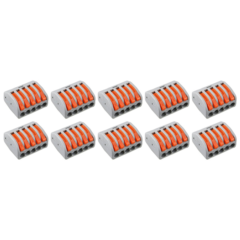 2/3/4/5Pin Wire Connector Terminal Block Conductor Threader Splitter Universal Connectors Terminals Electric Cable Wire Connector