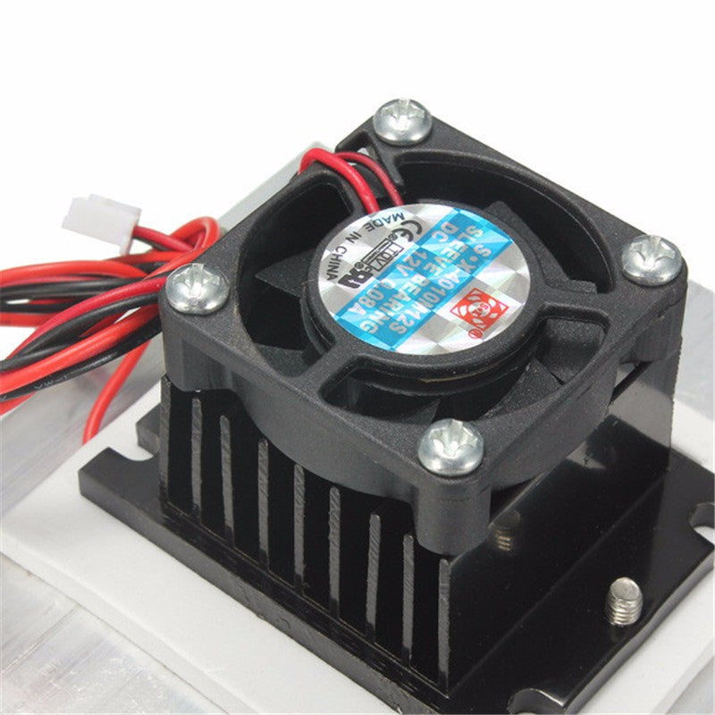 Geekcreit TEC1-12705 Thermoelectric Peltier Refrigeration Cooling System Equipment Kit Cooler Fan