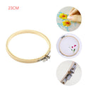 Practical 13-26cm Cross Stitch Machine Bamboo Frame Embroidery Hoop Ring Round Hand DIY Needlecraft