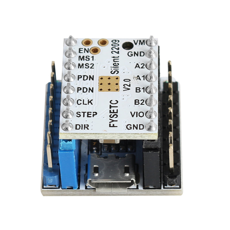 TMC2209 V2.0 Stepper Motor Driver + Tester USB Serial Port Module Board Mute Drive Device Kit for 3D Printer