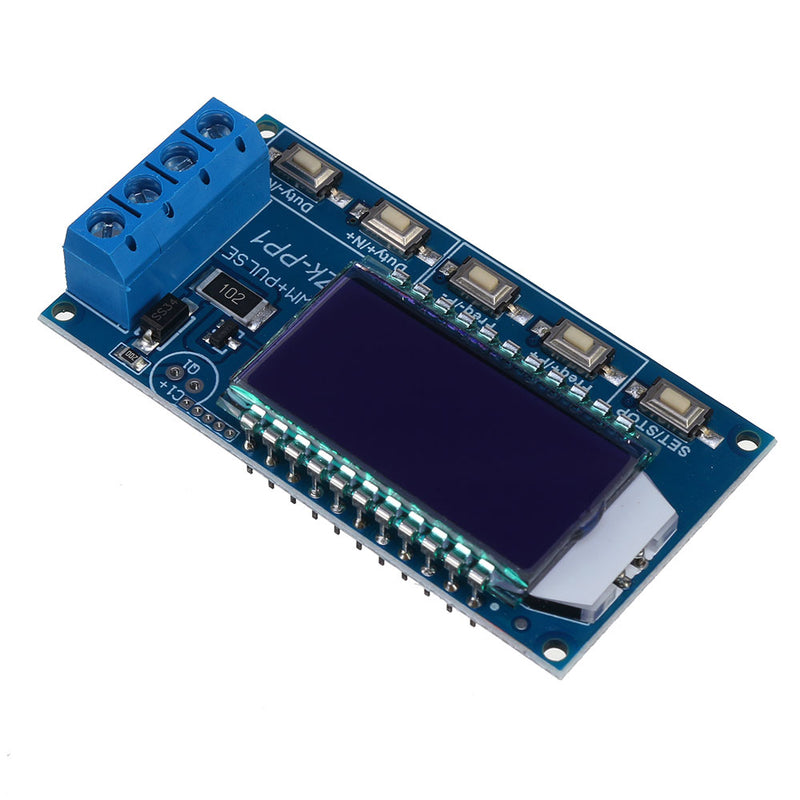 Dual Two Mode PWM Square Wave Rectangular Wave Signal Generator Control DC Stepper Motor Driver Board Adjustable Pulse Module