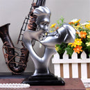 Resin Sculpture Art Lovers Statue Romance Kiss Ornaments Gift Craft Home Room Decorations
