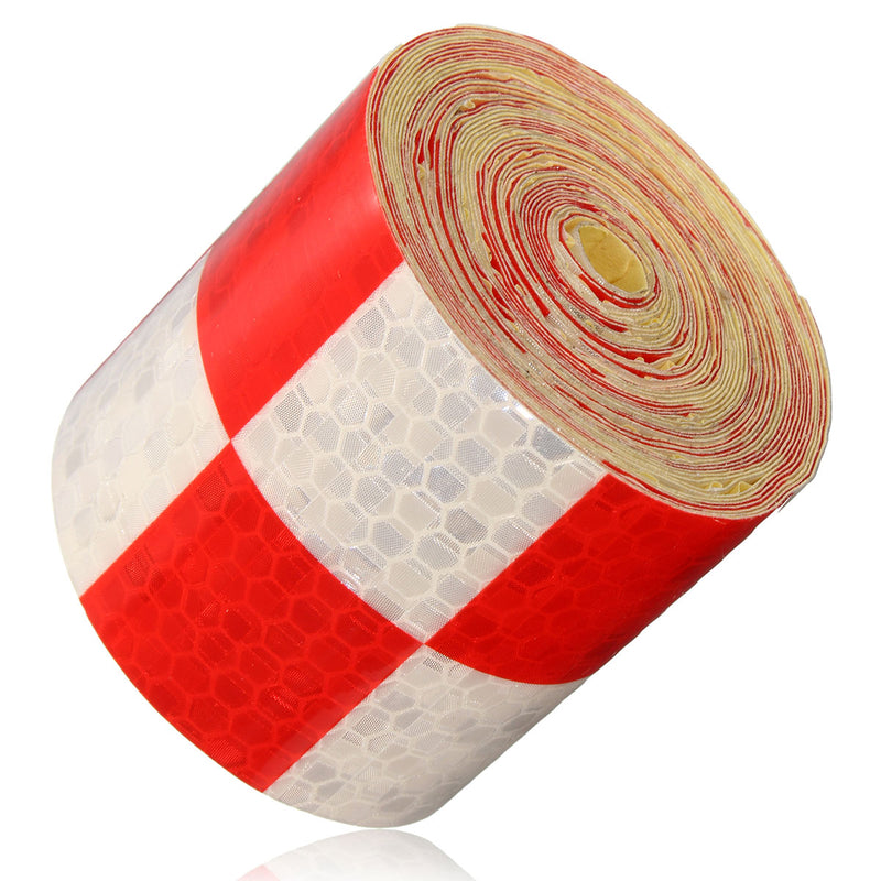 5m x 50mm Stripe Safety Reflective Self Adhesive Warning Tape Sticker