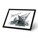 Elice A3 Portable USB LED Sketch Drawing Board Touch Dimmable Tracing Copy Board Table Light Pad with Three-gear LED Light