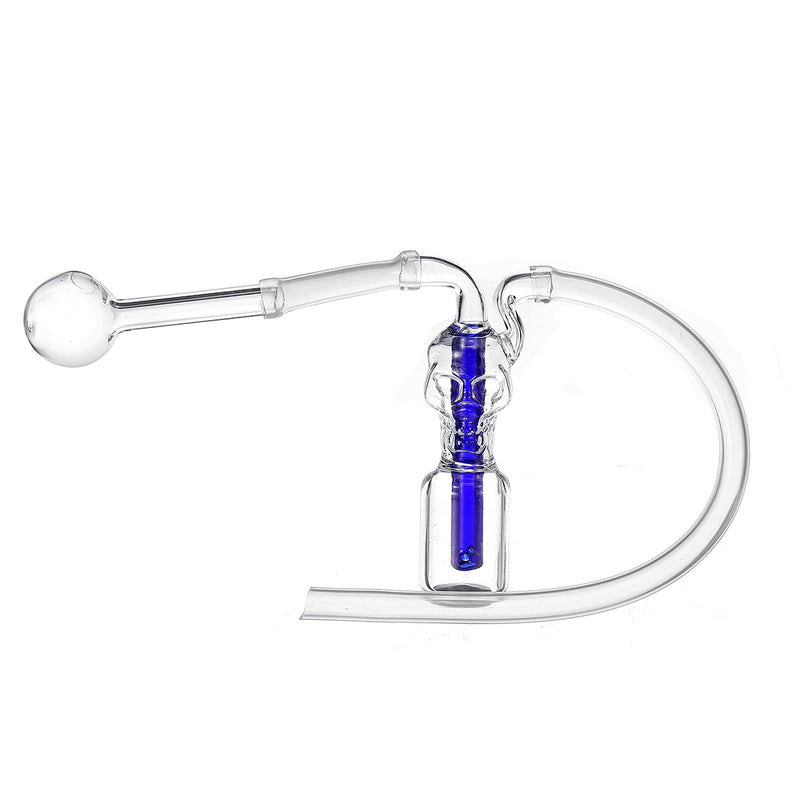 Mini Glass Craft Skull Bottle Glass Skull Pot Glass Water Pipes