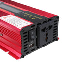 XUYUAN 4000W Solar Power Inverter DC 12/24V to AC 110/220V Modified Sine Wave Converter with LCD Screen for Car Home