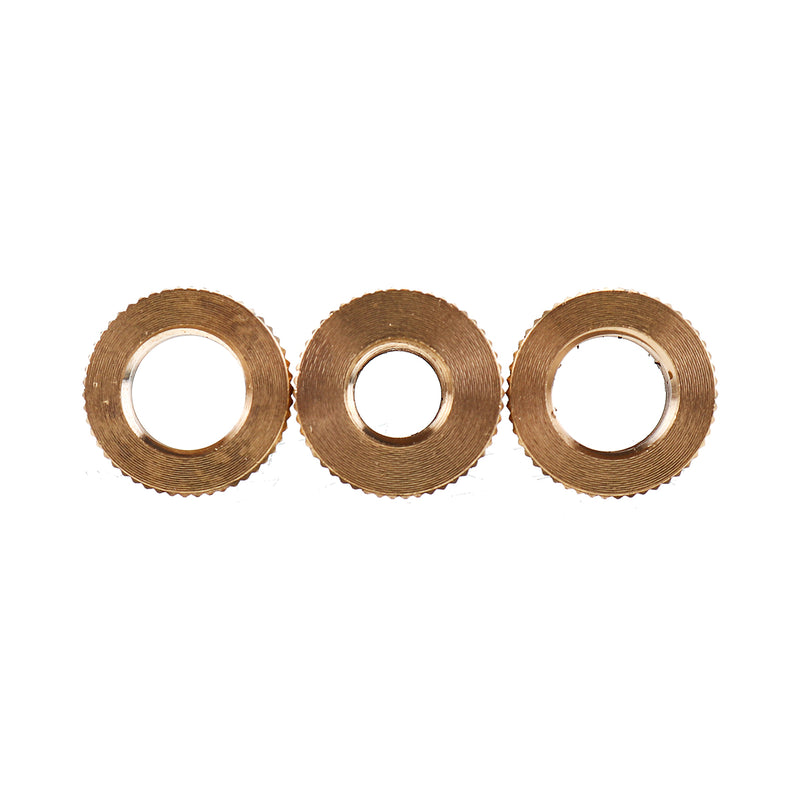 3Pcs Gear Shift Knob Thread Adapter Nuts Insert M10x1.25 & M10x1.5 & M8x1.25