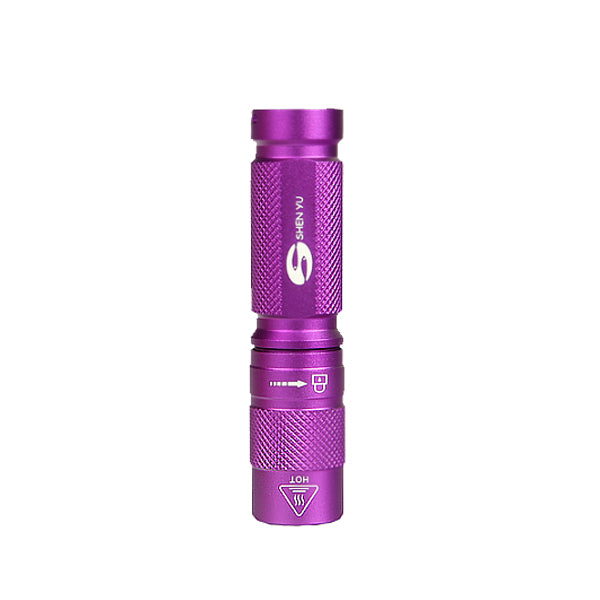 SHENYU 2003T 395nm LED UV Flashlight Purple Violet Light Mini Portable Camping Hunting Torch Light Money Detecting Fluorescer