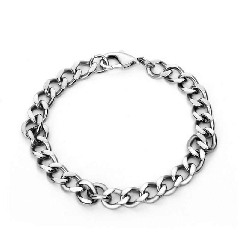 Trendy Stainless Steel Chain Bracelet Fashion Men Gold Bracelet