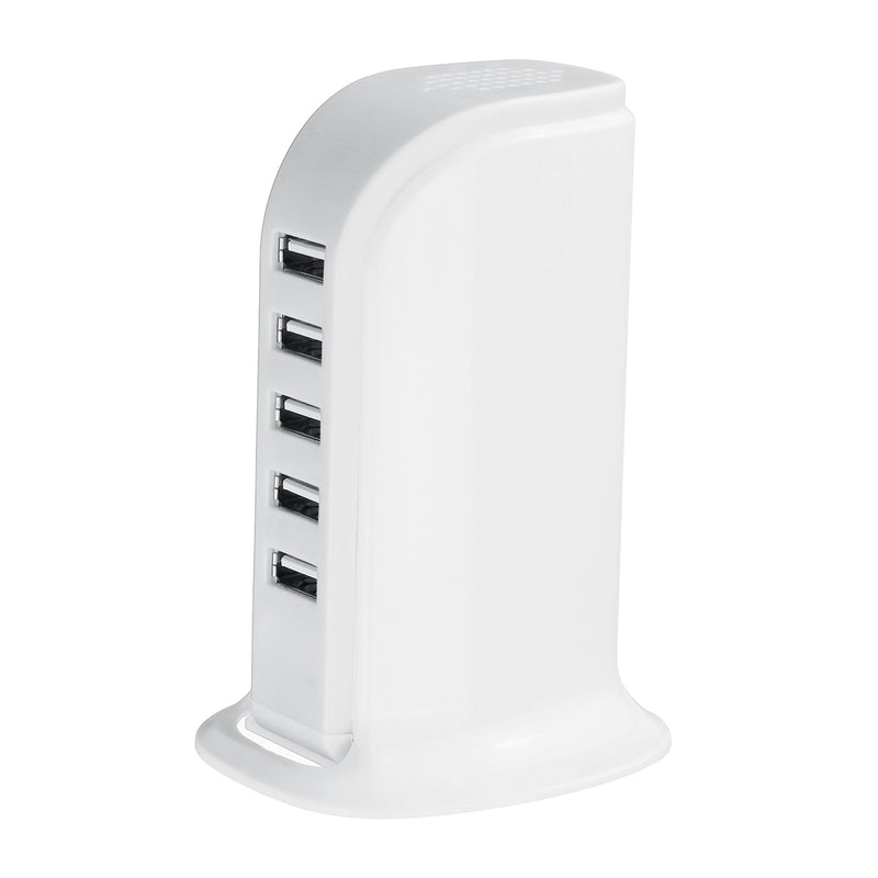 5 Port 4A USB Desktop Charger Quick Charging Station ABS Stand Charger