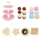 Dessert Tower Children's Toys Simulation Cake Biscuits Donut Set Kids Educational Toys Gift
