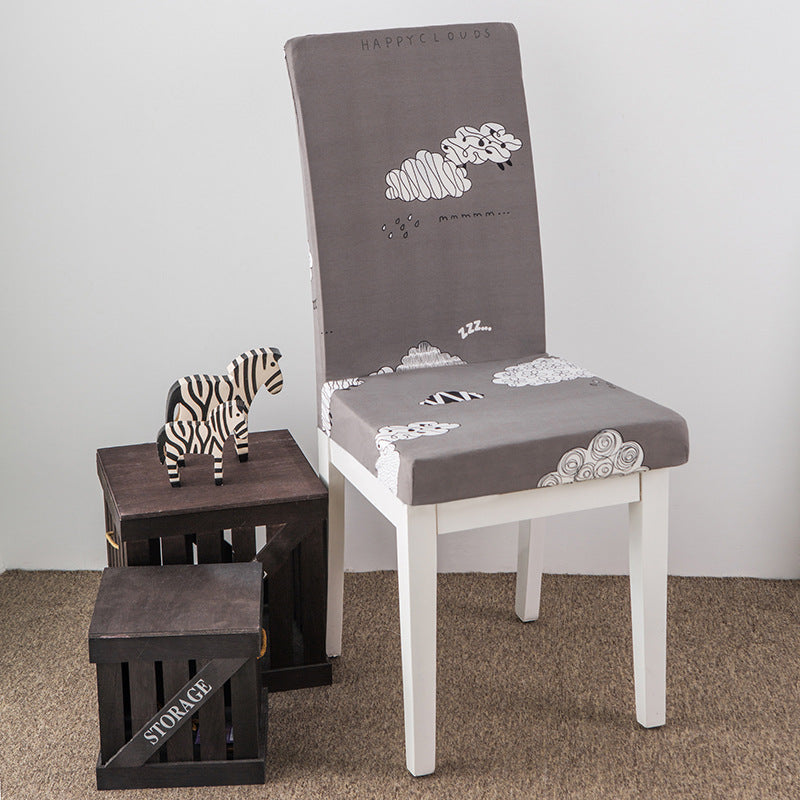 KCASA KC Elegant Flower Landscape Elastic Stretch Chair Covers Dining Room Home Wedding