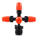 1/2" Five Outlets Spraying Nozzle Garden Balcony Greenhouse Misting Atomizing adjustable Sprinkler