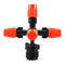 1/2" Five Outlets Spraying Nozzle Garden Balcony Greenhouse Misting Atomizing adjustable Sprinkler