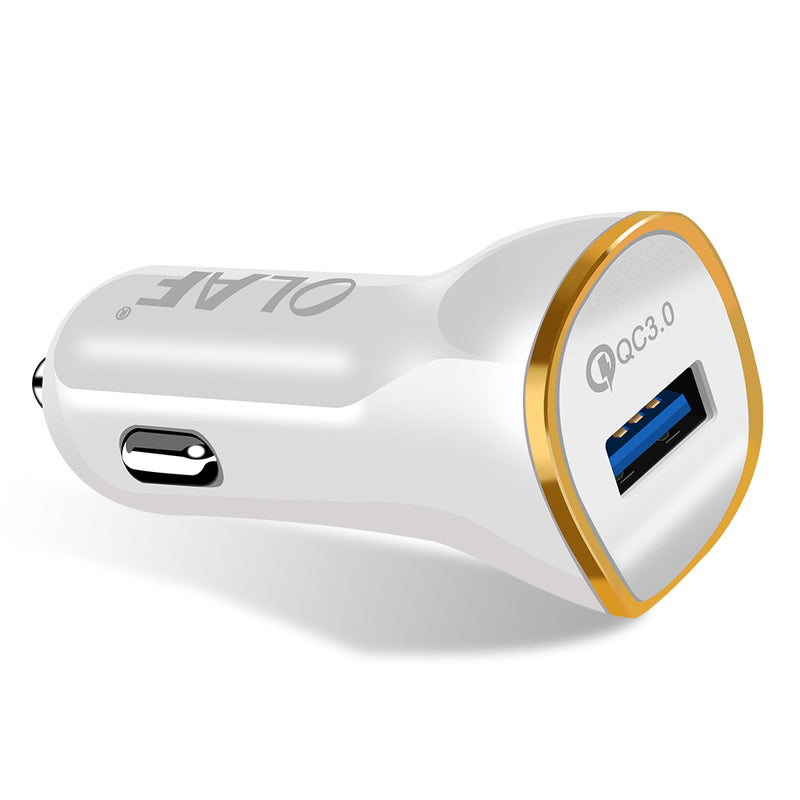 OLAF Quick Charge 3.0 5V 3.1A Fast Charging USB Port USB Car Charger for Mobile Phone