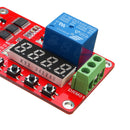 DC 24V Multifunctional Relay Module With LED Display Delay /Self Lock / Cycle / Timing