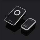 CACAZI Wireless Doorbell 300M Waterproof Door Bell AC 110-220V 80dB 1 Emitter 1 Receiver No Battery