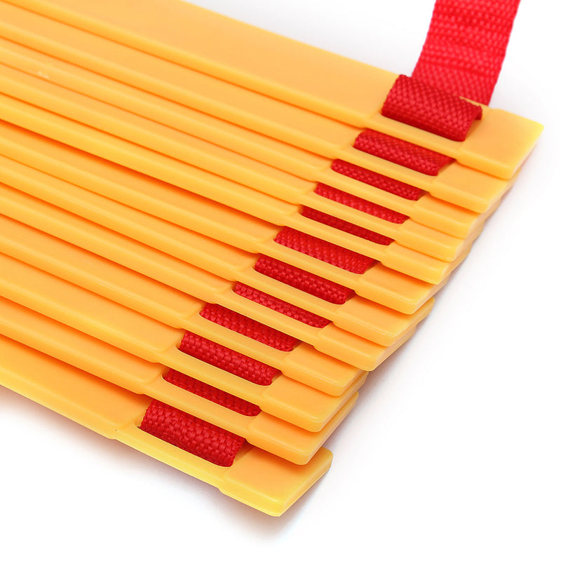 6 Meters 12 Knots Red Rope Yellow Grid Football Training Agility Ladder Training Frame