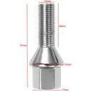 M12 x 1.25 Nuts Alloy Wheel Bolts Tapered For Peugeot 206 98-10