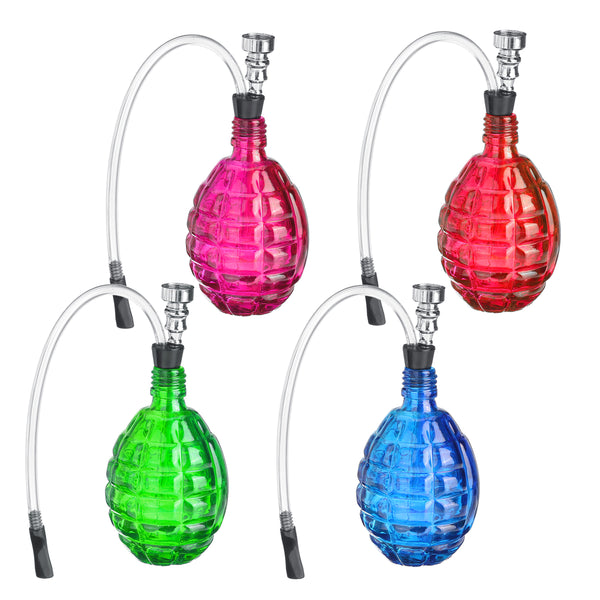 Portable Filter Water Pipes Set Arab Water Glass Acrylic Pipe