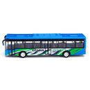 Red/Blue 15cm Alloy Pull Back Bus Bus Toys Car Model for Children