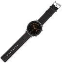 Red Thread Single Leather Watch Band Watch Strap for 47mm Amazfit GTR Smart Watch