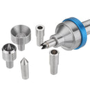 RED ARROW Woodworking Interchangeable Live Center MT2 Morse Taper 2 Shank with 6pcs Interchangeable Live Center Points Wood Lathe Tool