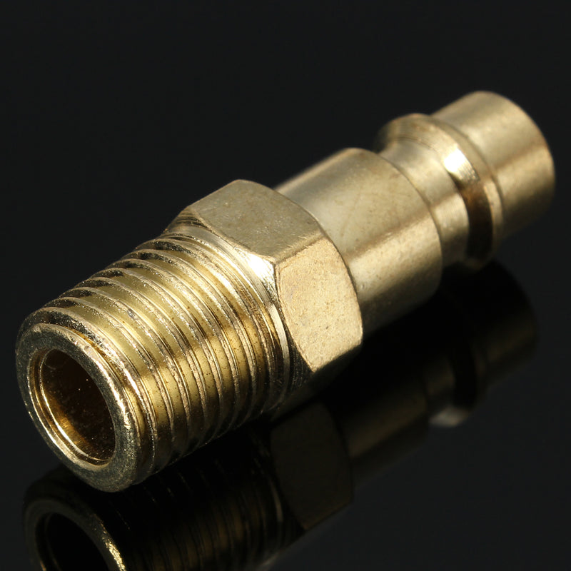 1/4 Inch Air Line Hose Coupler Fittings  Male End Quick Connector  Euro Male Threaded
