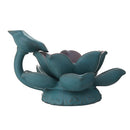 LED Ceramic Backflow Incense Waterfall Smoke Incense Burner Censer Holder Home Decorations