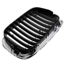Chrome Black Front Grille Grill For BMW E39 5 Series 525 530 535 540 M5 1995-2004