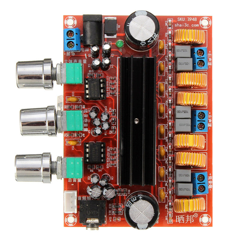 TPA3116D2 50Wx2+100W 2.1 Channel Digital Subwoofer Amplifier Board 12V-24V