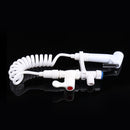 ABS Portable Bidet Sprayer Set Handheld Toilet Bidet Retractable w/ 1.5m Spring 1/2" Hose Adapter Free Mounting Bracket Switch Toilet Cleaning Tool