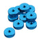 10Pcs M3 Hand Knurled Thumb Aluminum Alloy Screw Nut Spacer Flat Washer