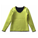 Sweat Sauna Suit Body Shaper Women Shirt Thermo Neoprene Trainer Sliming Waist Belt Tracksuit