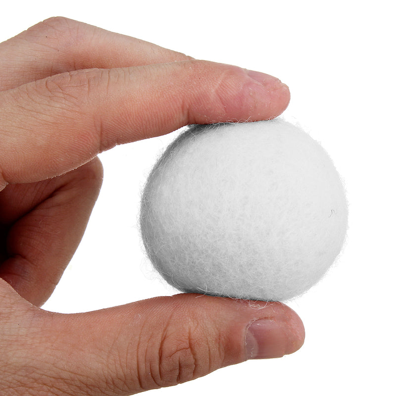 8Pcs/Set 2/3/4/5/7cm Natural Fabric Wool Dryer Ball Laundry Softener Wrinkle-free Dryer Ball