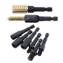 Drillpro Self-Tapping Socket Adapter for 6mm/8mm/10mm Insert Nuts or Hanger Bolt Power Drill Tools 1/4 Inch Hex Shank