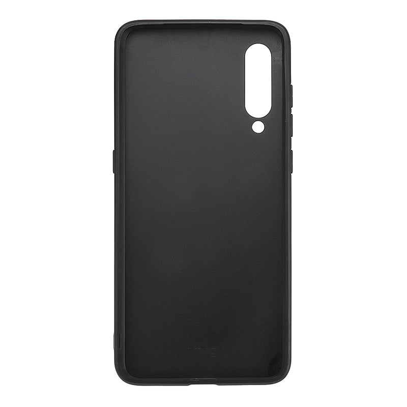 Bakeey Fabric Splice Soft Edge Protective Case+Tempered Glass Screen Protector +Lens Protector For Xiaomi Mi 9 / Mi 9 Transparent Edition-Black