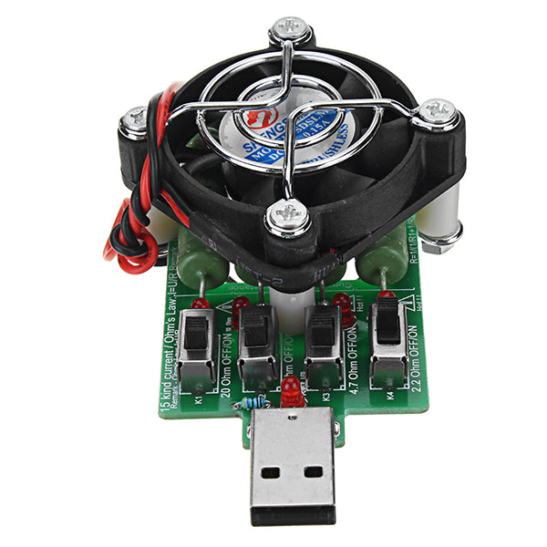 Adjustable 15 Kind Current USB Load Resistor Electronic Discharge Resistance Capacity Tester