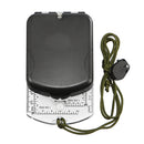 Professional Pocket Military Compass Compact Baseplate Pocket Hiking Sighting Walking LED light