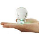 6cm Engraved Solar System Ball 3D Miniature Planets Model Crystal Ball Decorations + Stand