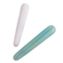 11cm Natural Gemstone Quartz Jade Stick Manual Massage Wand Body Care Relaxing Massager Tool