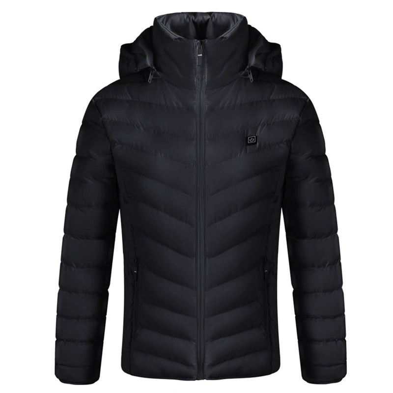 Electric Battery USB Rechargable Heating Heated Coats Jacket Winter Warm For Men Female