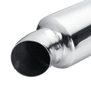 2 Inch Car Exhaust Muffler Resonator Stainless Steel Burnt Tip And Silencer